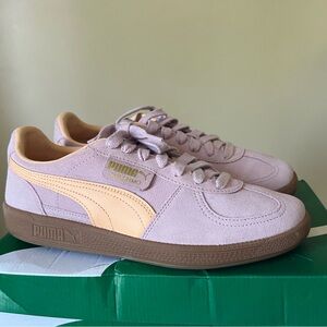 Puma Palermo Sneakers in Lavender and peach